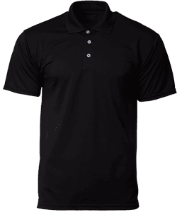 Performance Dry Pique Polo 160gsm · Black · colour reference