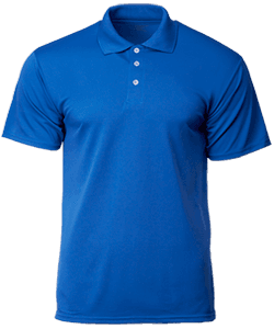 Performance Dry Pique Polo 160gsm · Royal · colour reference