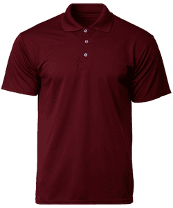 Performance Dry Pique Polo 160gsm · Maroon · colour reference