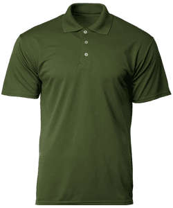 Performance Dry Pique Polo 160gsm · Military Green · colour reference