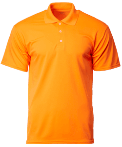 Performance Dry Pique Polo 160gsm · Neon Orange · colour reference