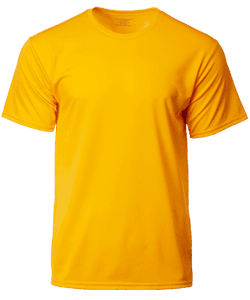 Performance Dry Pique Tee 160gsm · Gold · colour reference