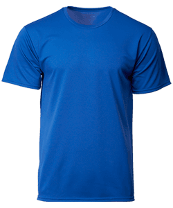 Performance Dry Pique Tee 160gsm · Royal · colour reference