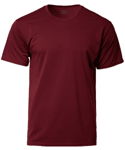 Performance Dry Pique Tee 160gsm · Maroon · colour reference