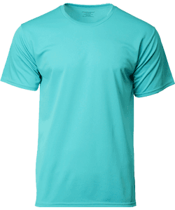 Performance Dry Pique Tee 160gsm · Tiffany Blue · colour reference