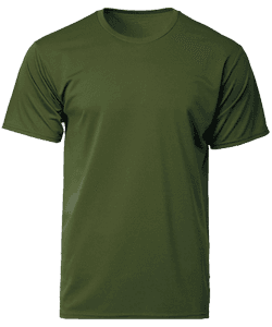 Performance Dry Pique Tee 160gsm · Military Green · colour reference