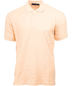 Soft-Touch Polo 220gsm · Vegas Gold · colour reference