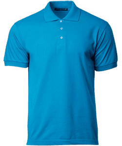 Soft-Touch Polo 220gsm · Sapphire · colour reference