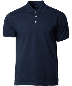Soft-Touch Polo 220gsm · Navy · colour reference