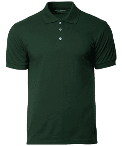 Soft-Touch Polo 220gsm · Forest Green · colour reference