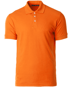 Soft-Touch Polo 220gsm · Orange · colour reference