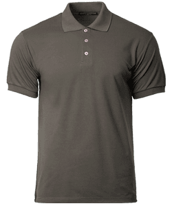 Soft-Touch Polo 220gsm · Charcoal · colour reference