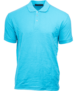 Soft-Touch Polo 220gsm · Tiffany Blue · colour reference