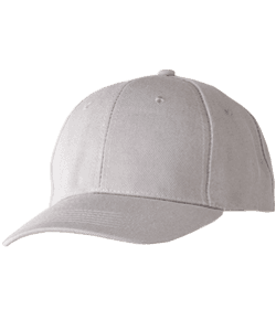 Baseball Cap Acrylic Twill 6 Panel · Grey · colour reference