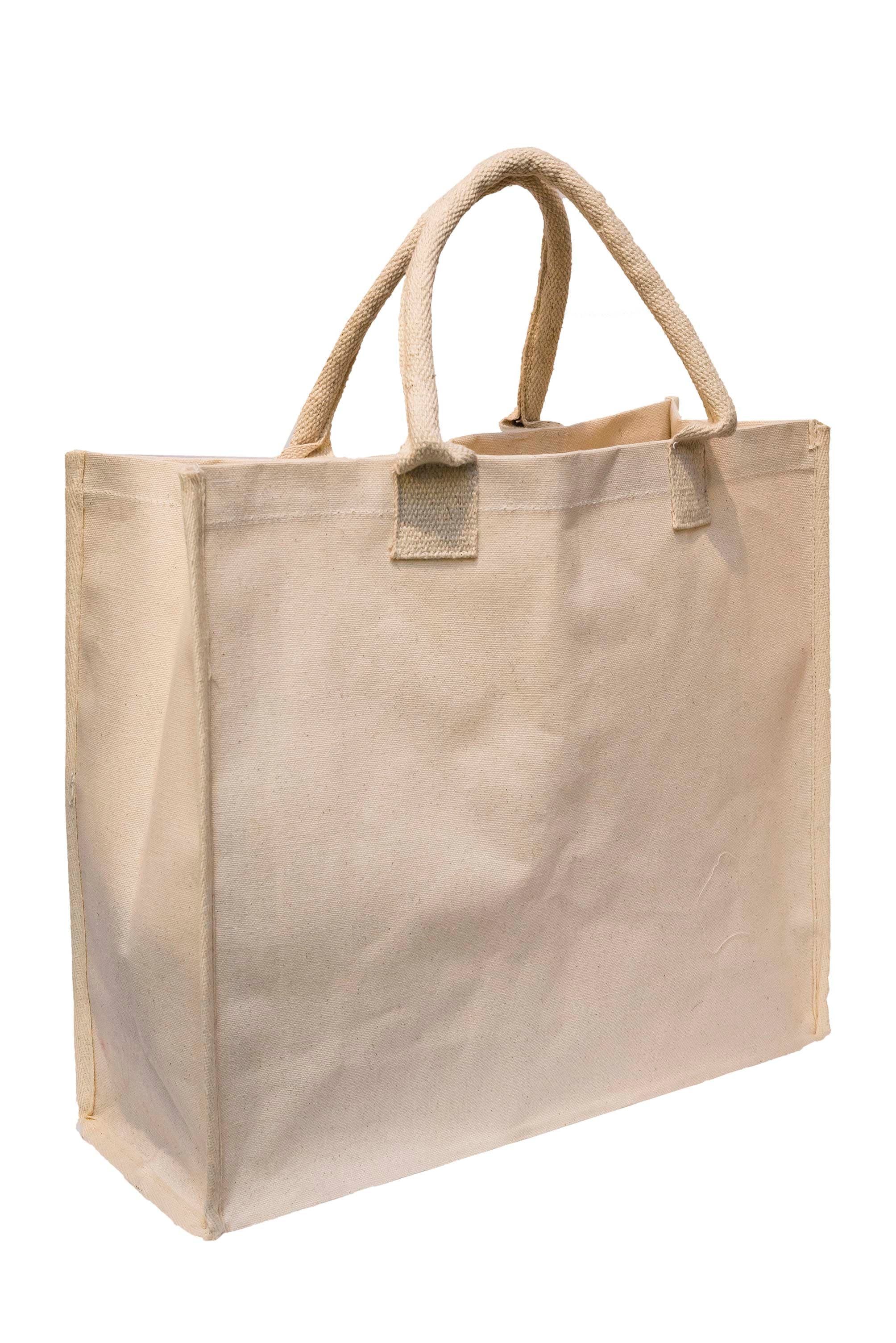 Natural Cotton Tote Bag (Durable) · Product view