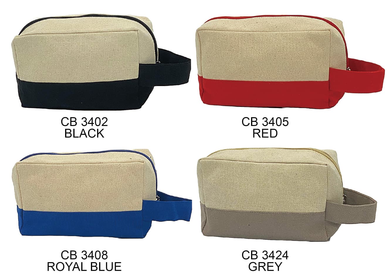 Natural Cotton Cosmetic Bag · Product view