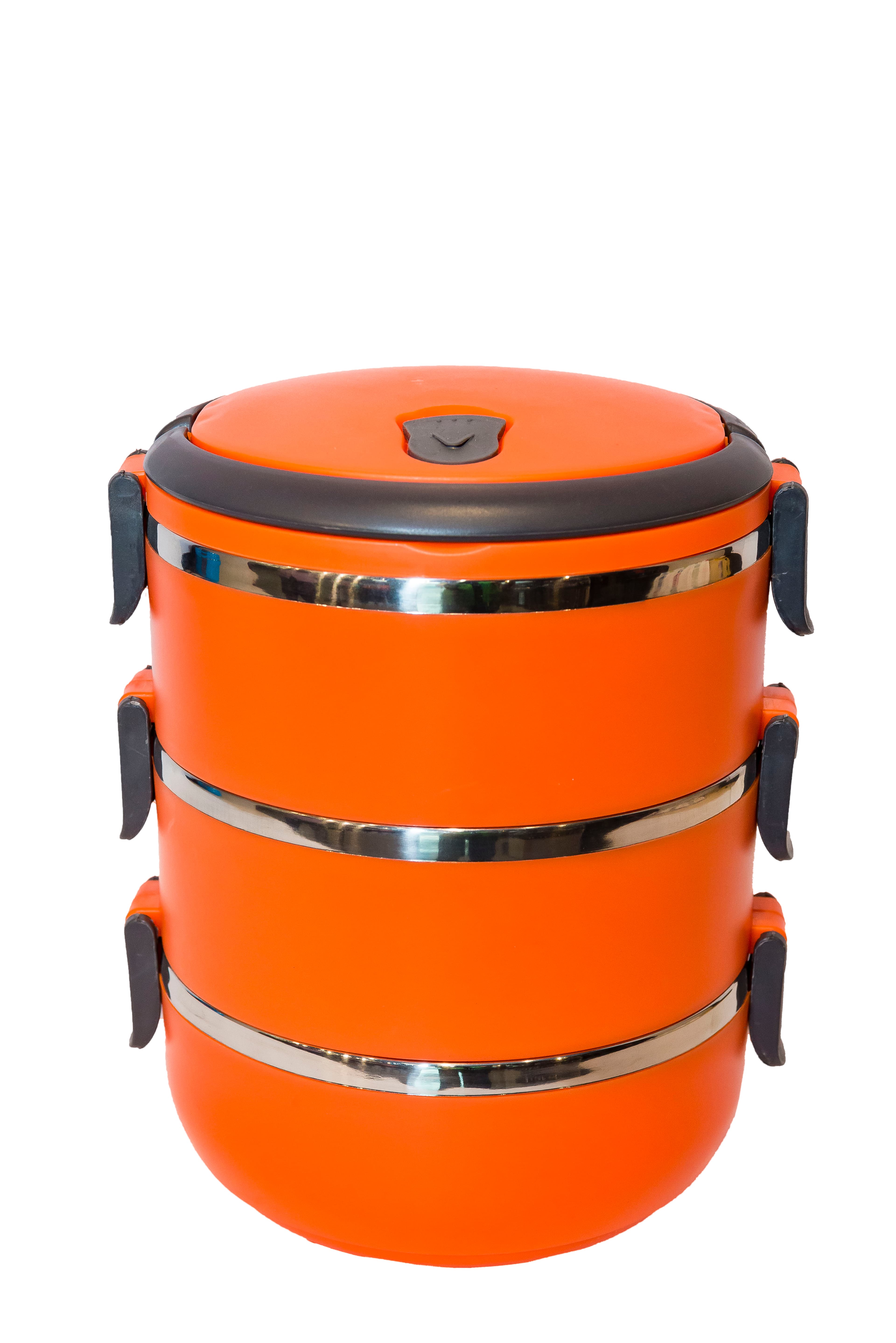 StackLock Stainless Steel Lunch Box 3-Tier 1350ml · Product view