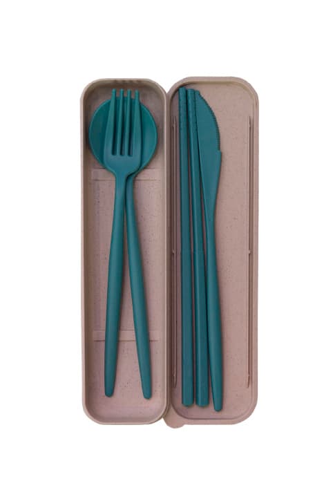 EcoDine Wheat Fibre Cutlery Set · Product view