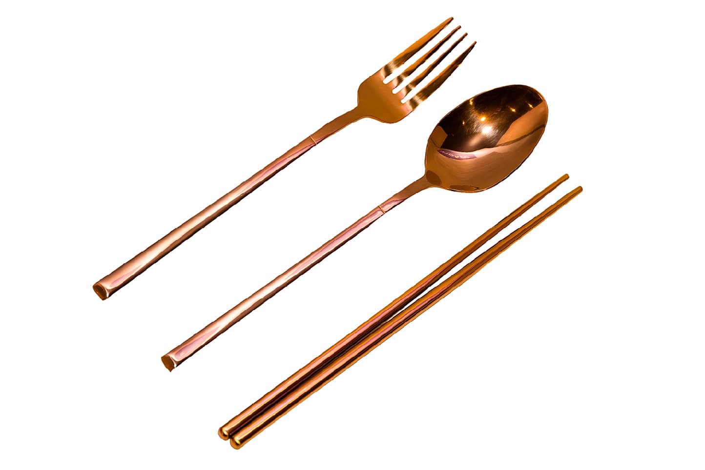 RoseLuxe Stainless Steel Cutlery Set · Product view