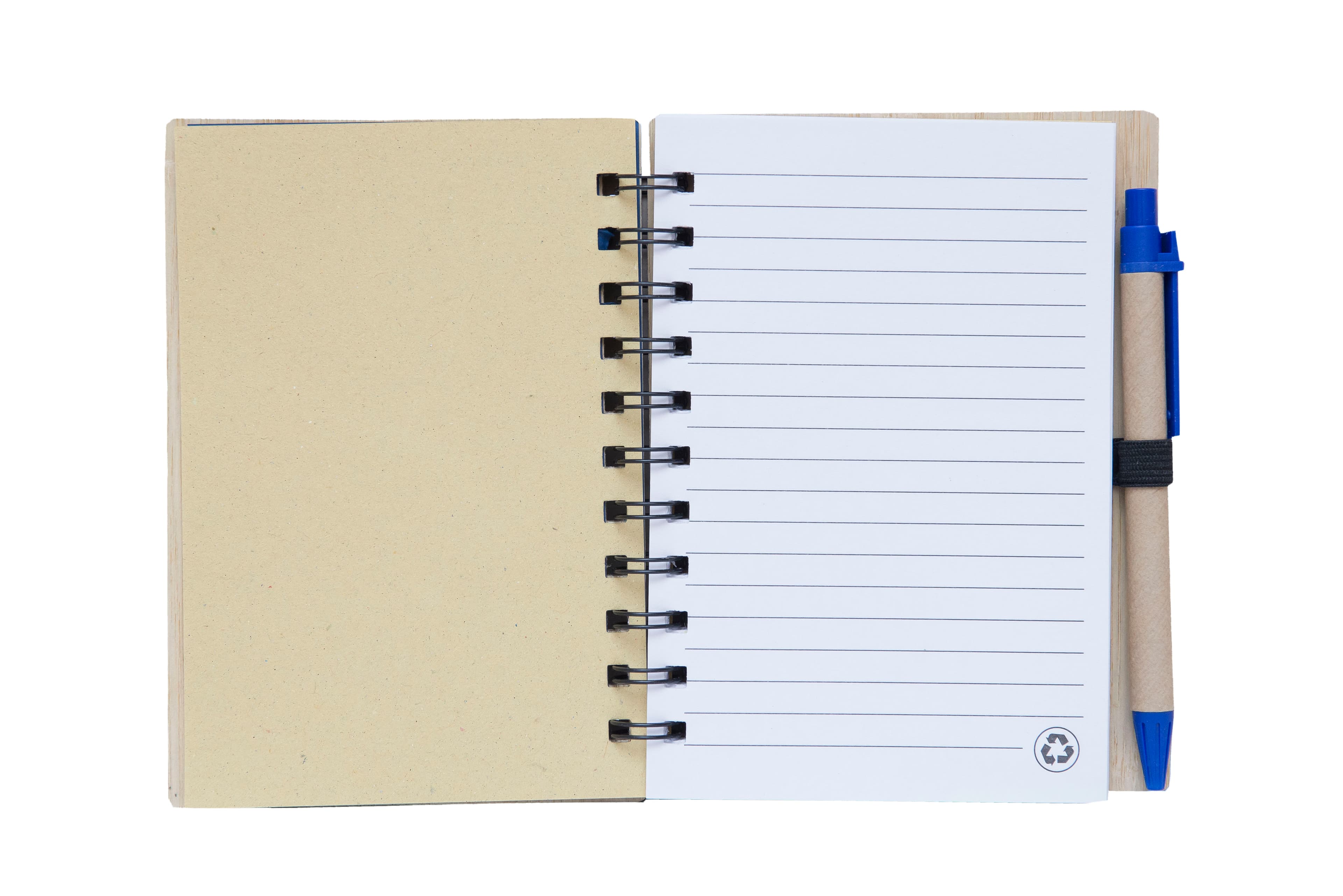 EcoBamboo Notebook with Pen · Product view