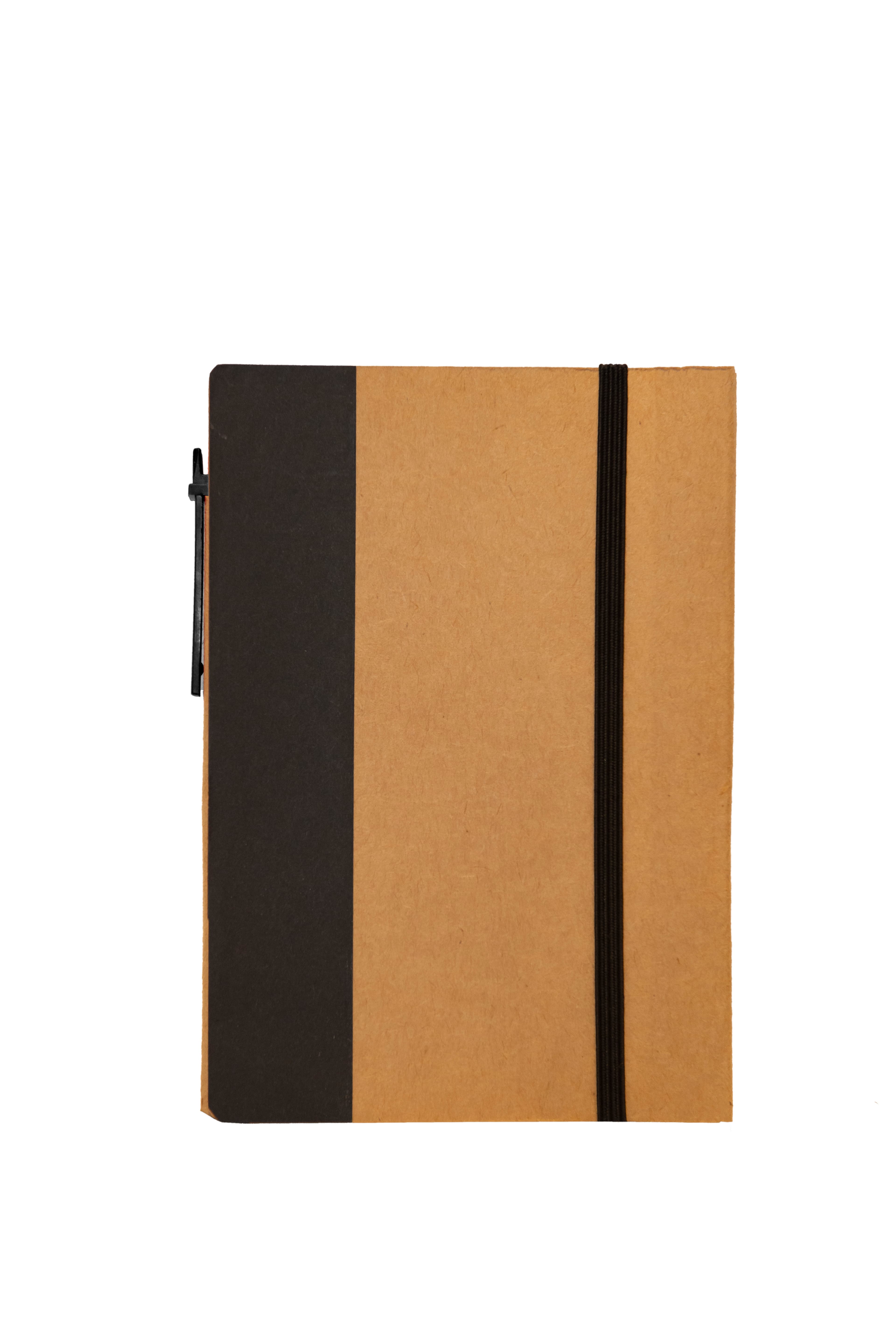 Recycled Kraft Notepad with Pen · Product view