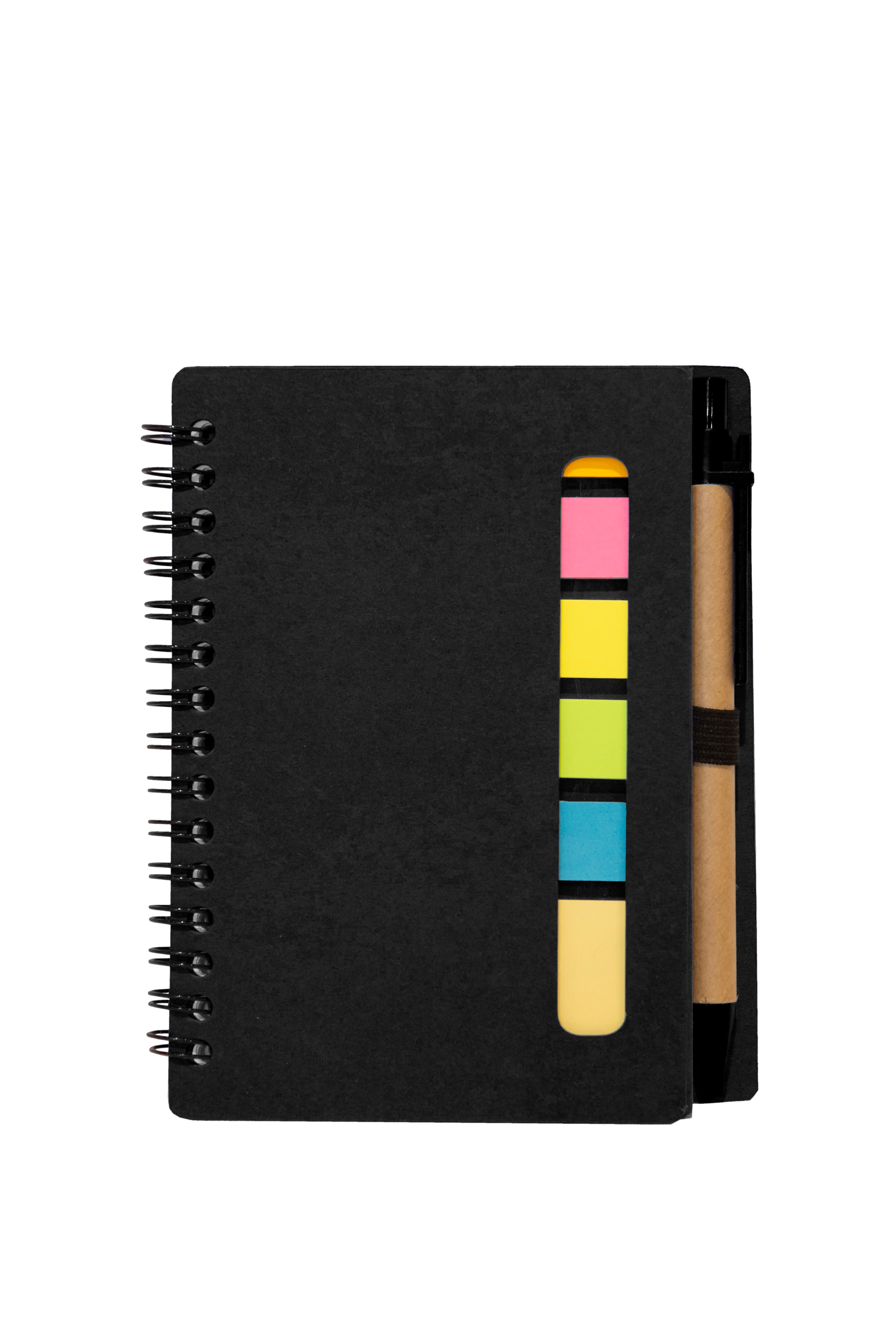 EcoDraw Recycled Spiral Notepad with Pen · Product view
