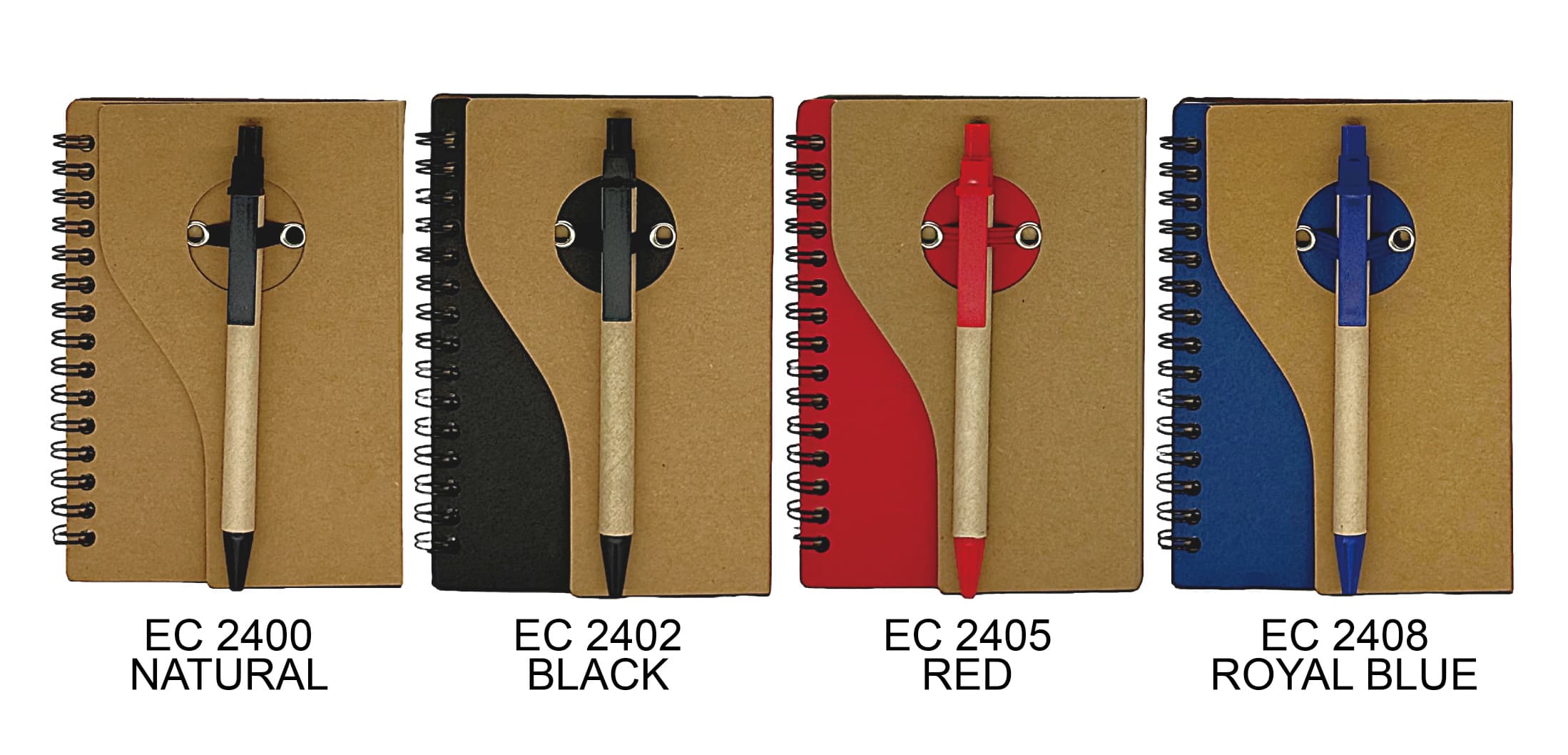 EcoDraw Kraft Notepad with Pen · Product view