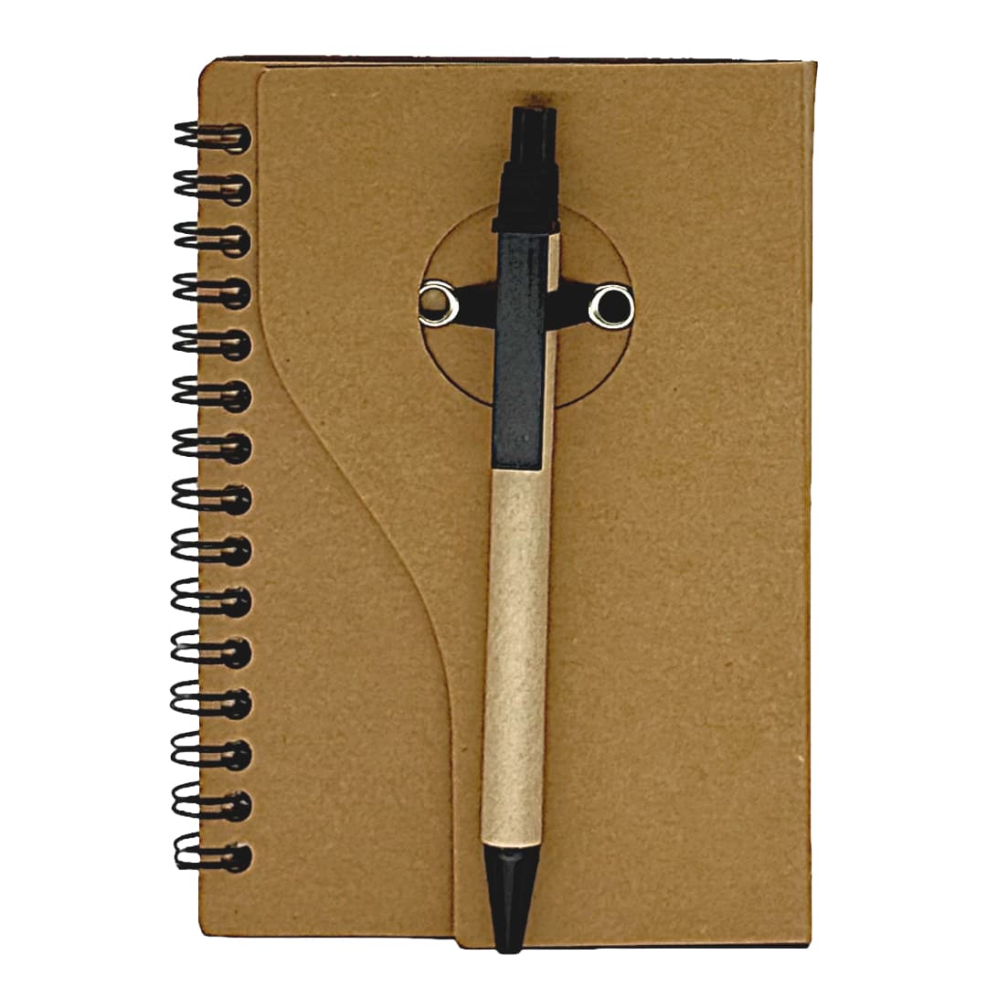 EcoDraw Kraft Notepad with Pen · Product view