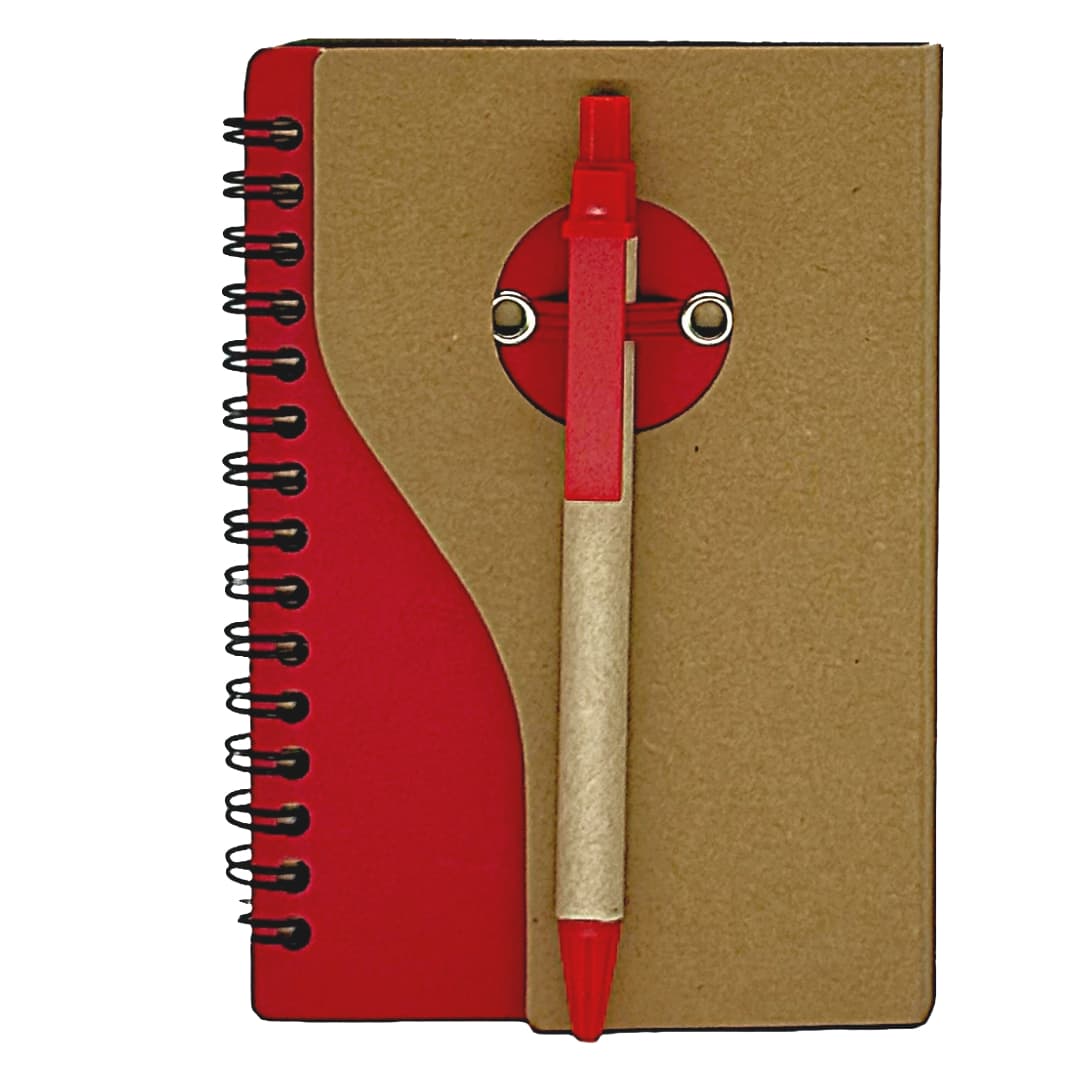 EcoDraw Kraft Notepad with Pen · Product view
