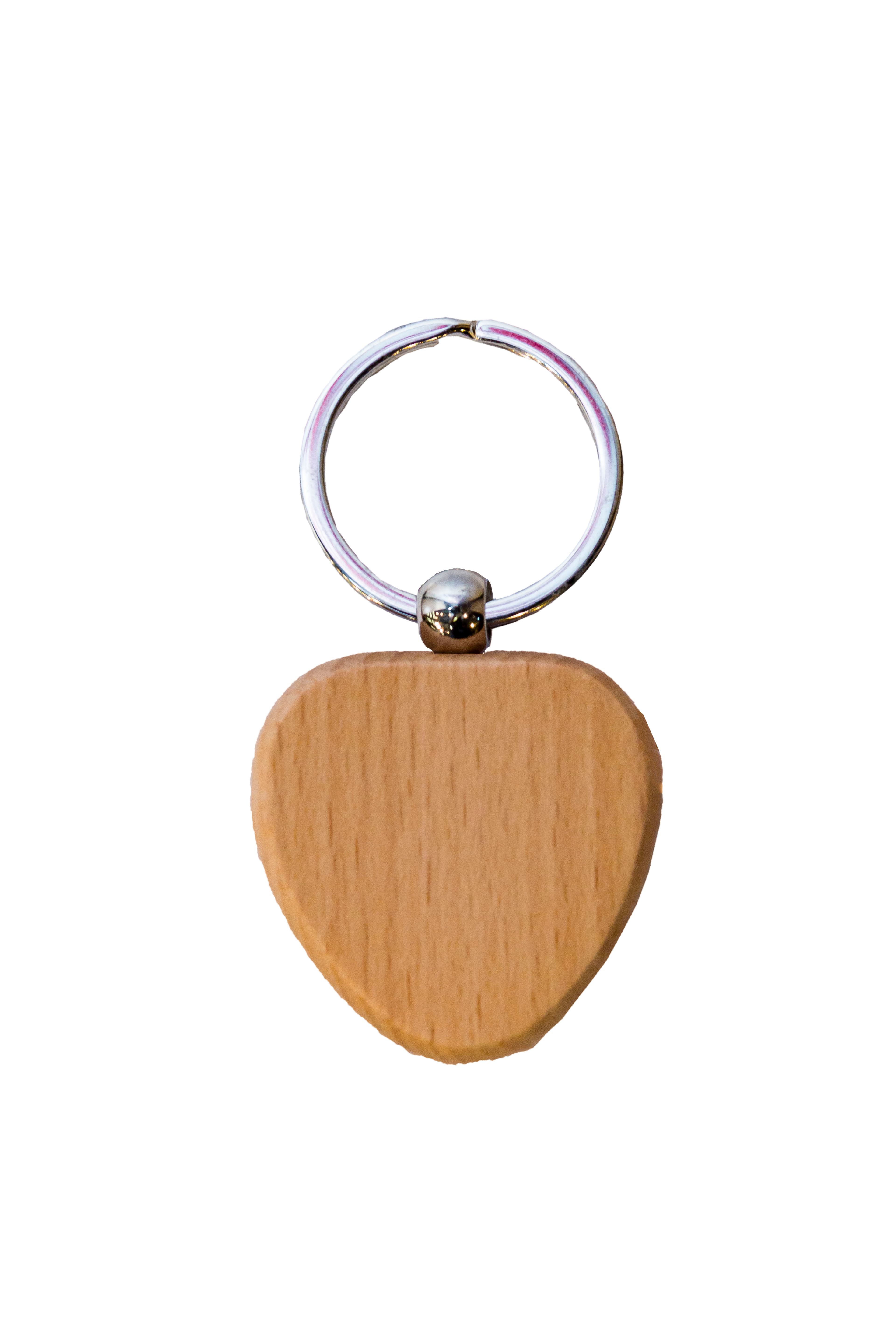 WoodForm Keychain Heart · Product view