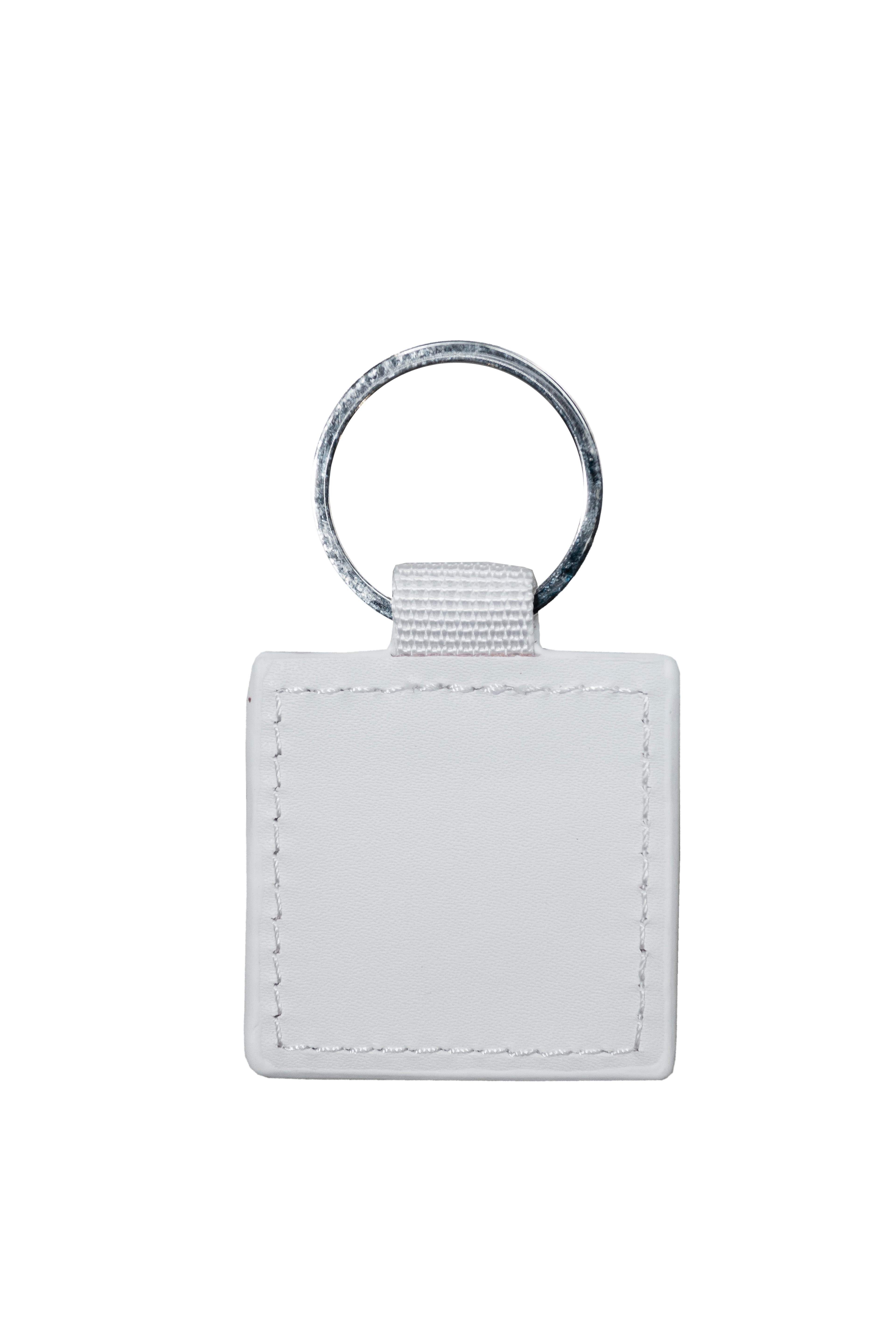 LuxeLoop PU Keychain (Square) · Product view