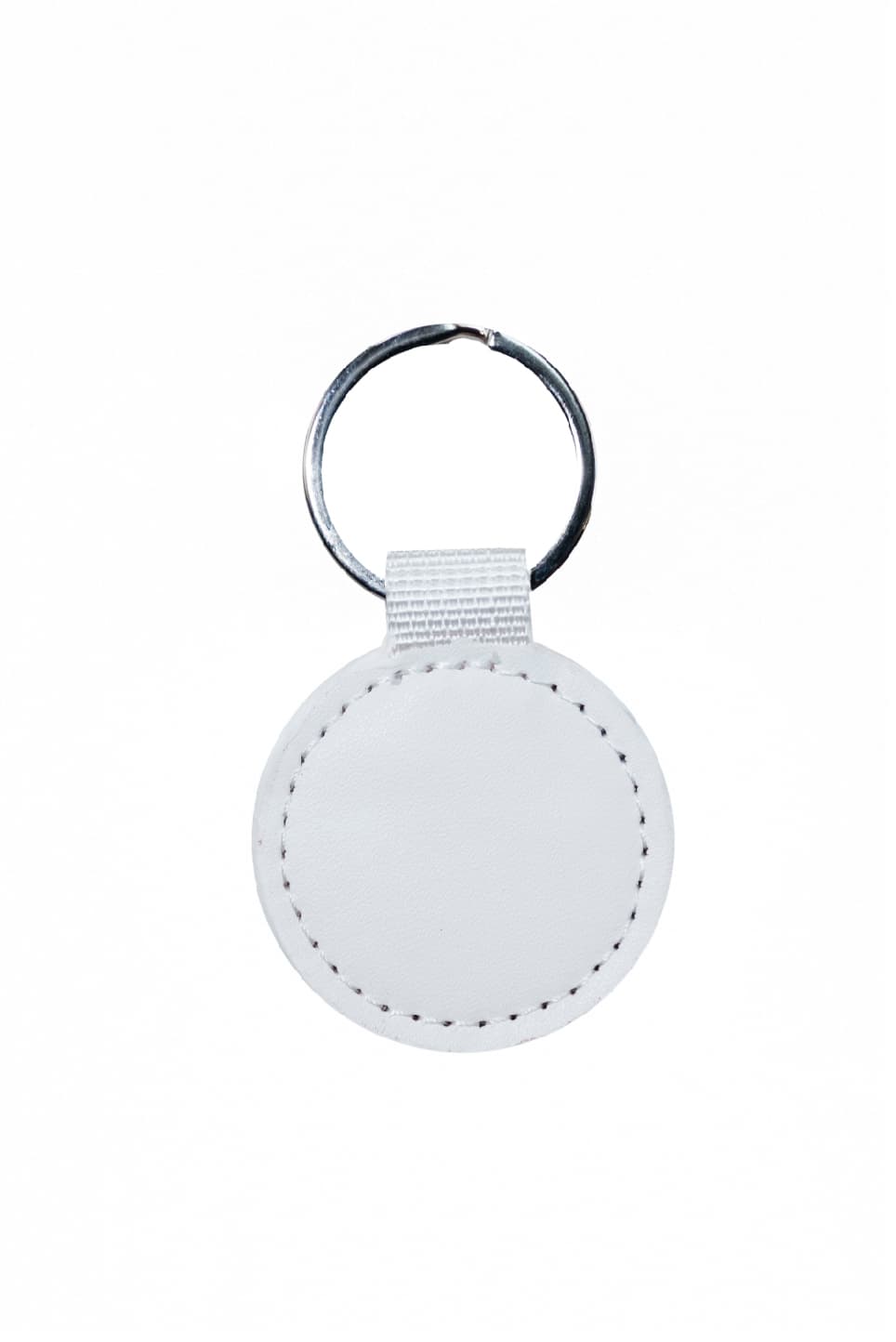 LuxeLoop PU Keychain (Round) · Product view