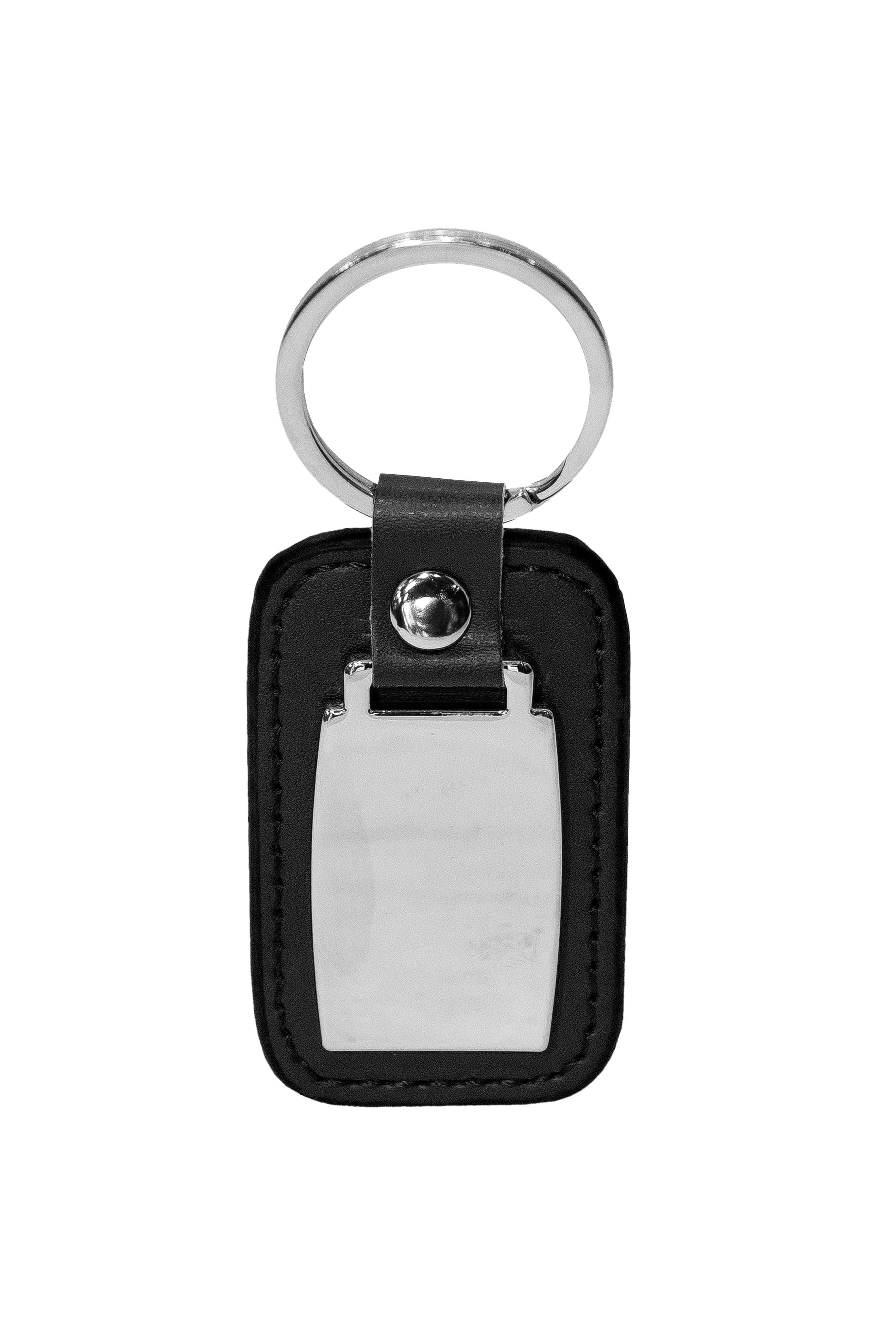 LuxeMetal Accent Keychain (Rectangular) · Product view