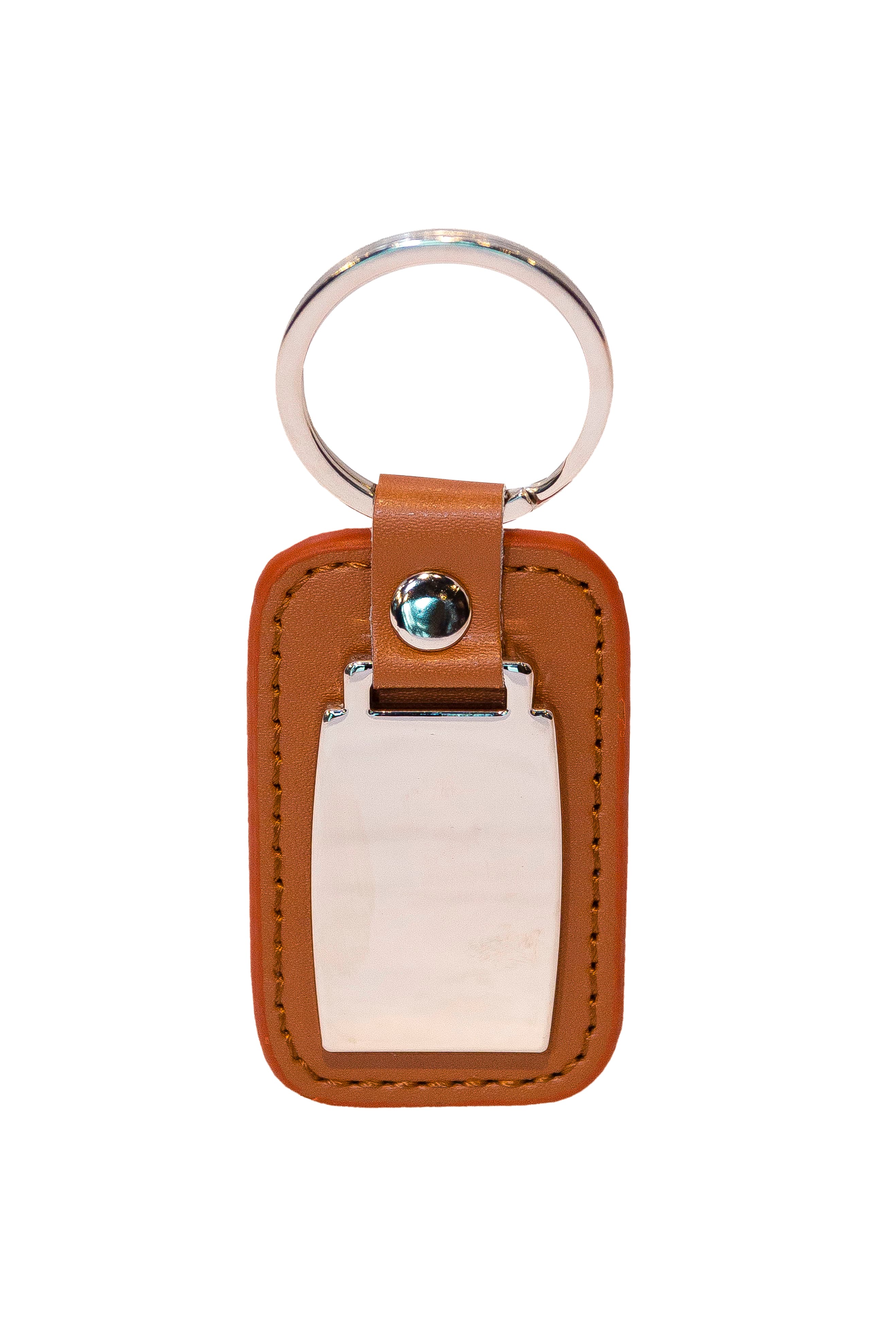 LuxeMetal Accent Keychain (Rectangular) · Product view