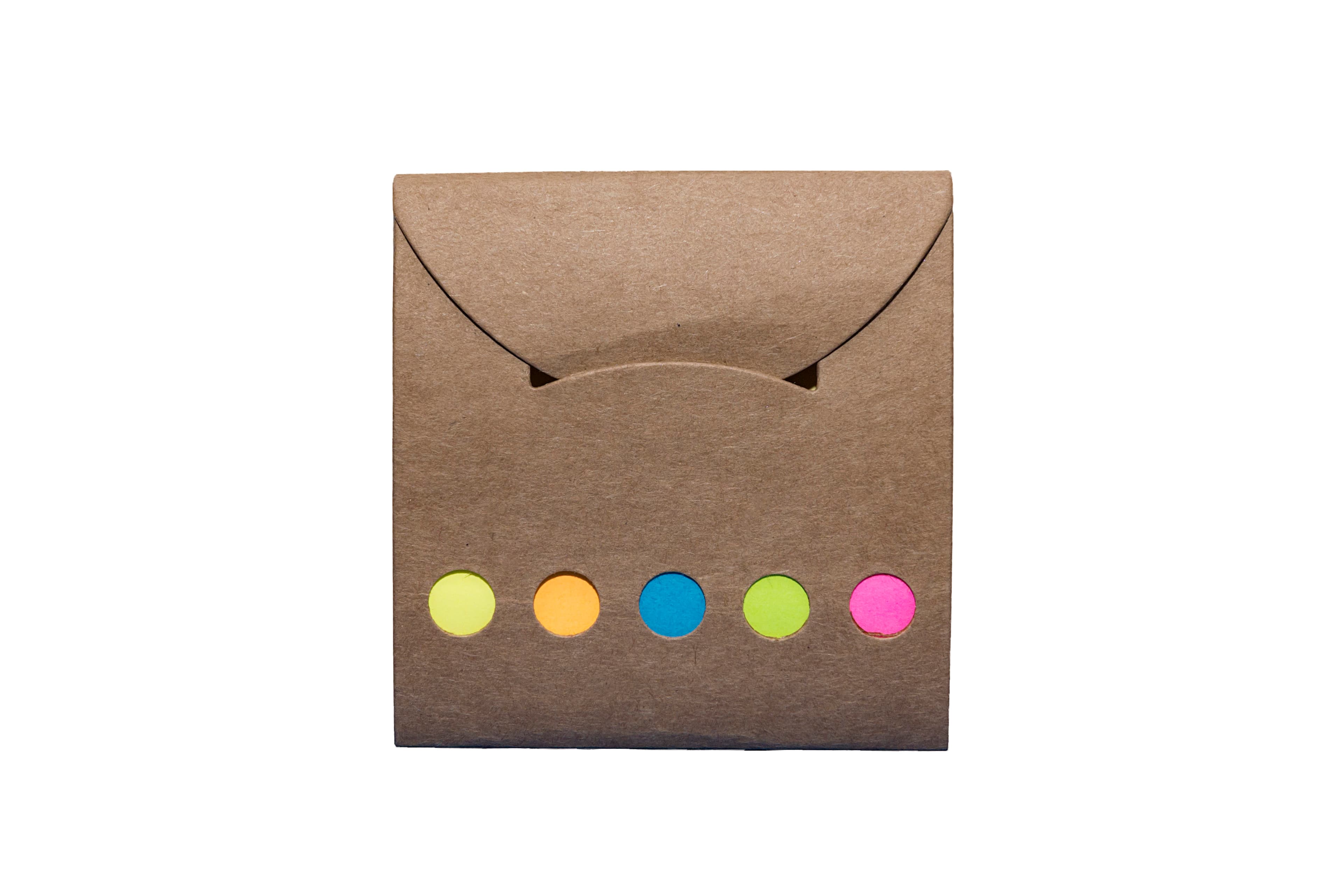 Recycled Sticky Memo Pad with Page Flags · Product view