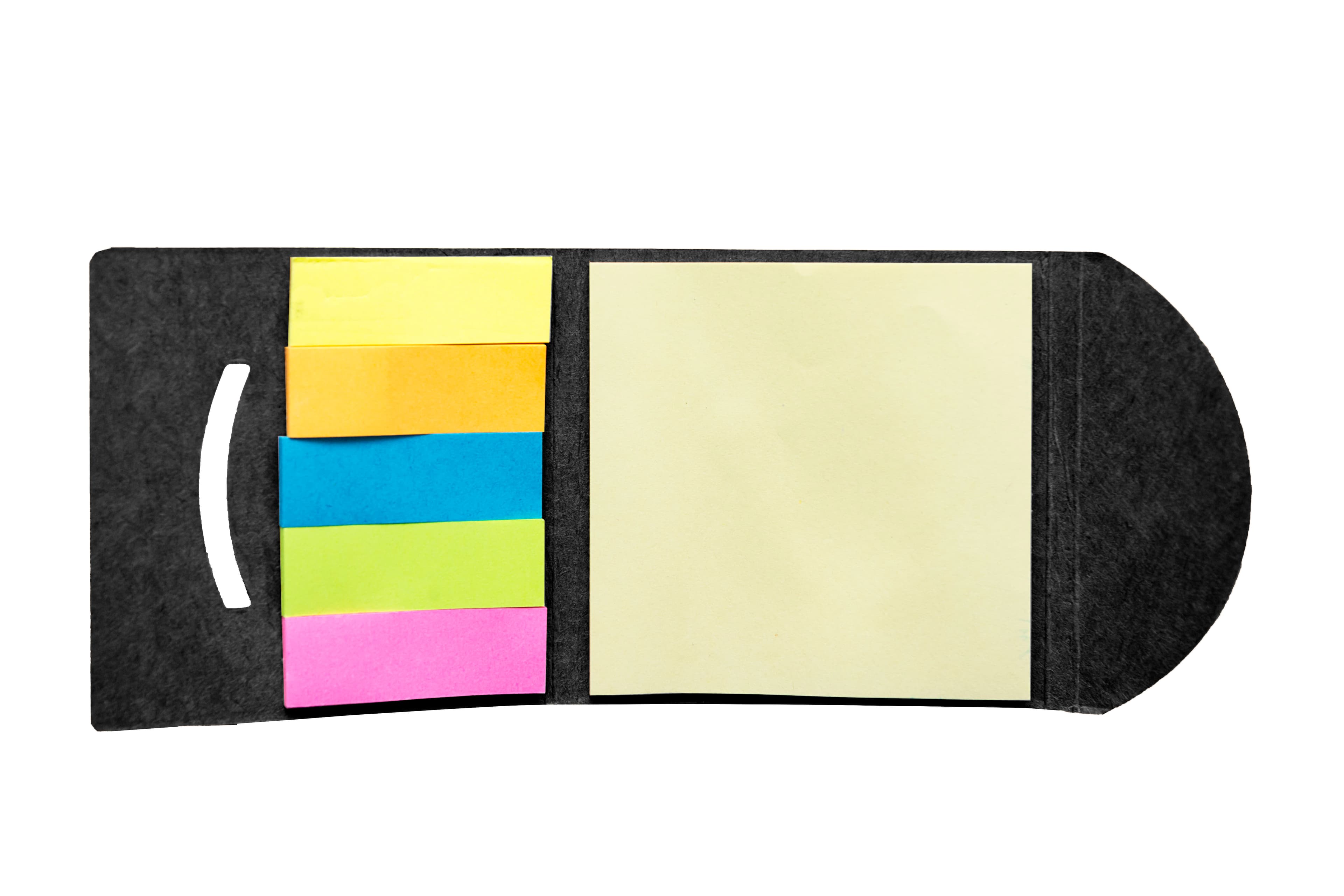 Recycled Sticky Memo Pad with Page Flags · Product view