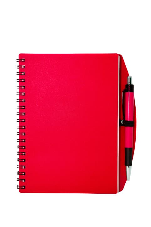 PP Cover Spiral Notebook with Pen · Product view