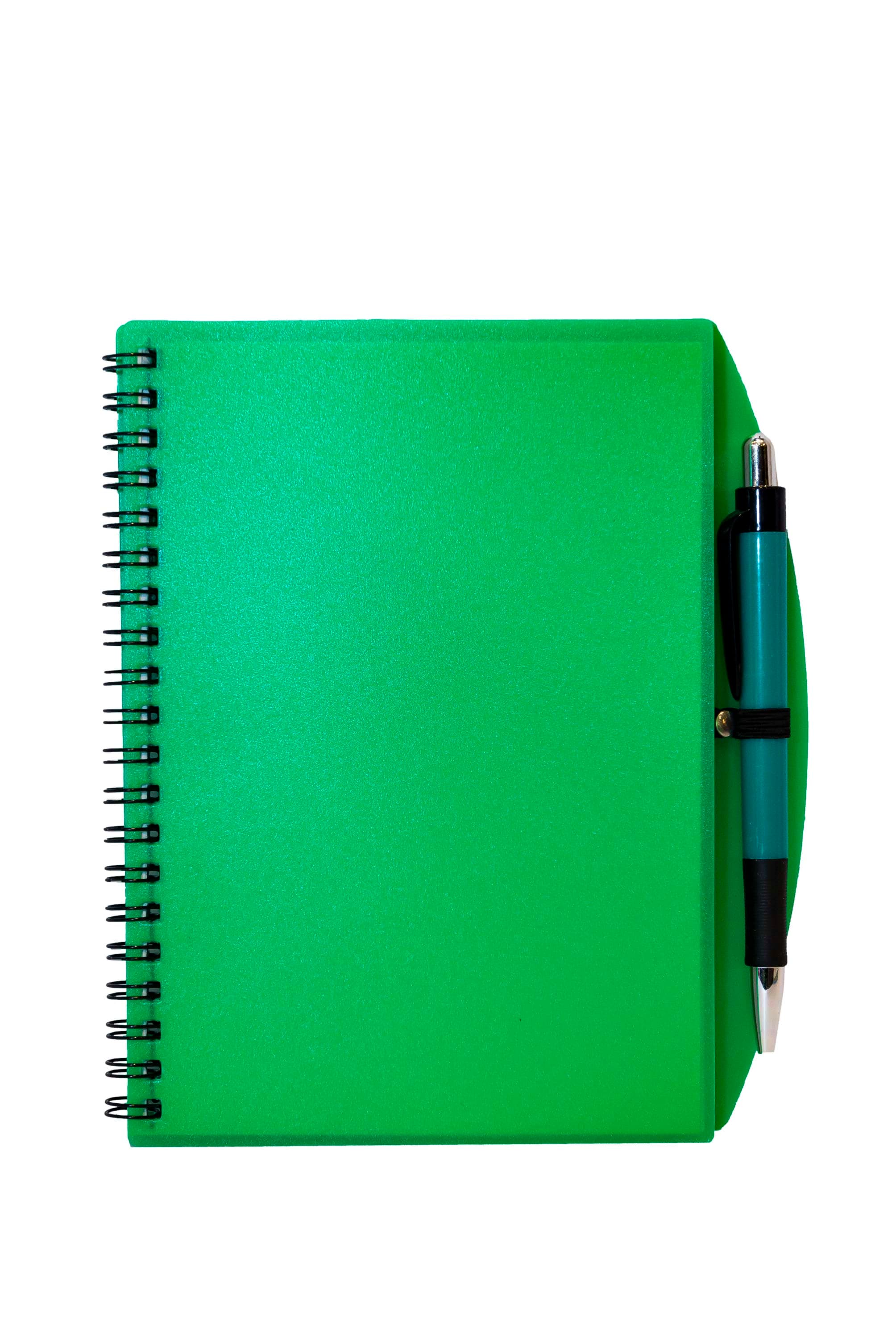 PP Cover Spiral Notebook with Pen · Product view