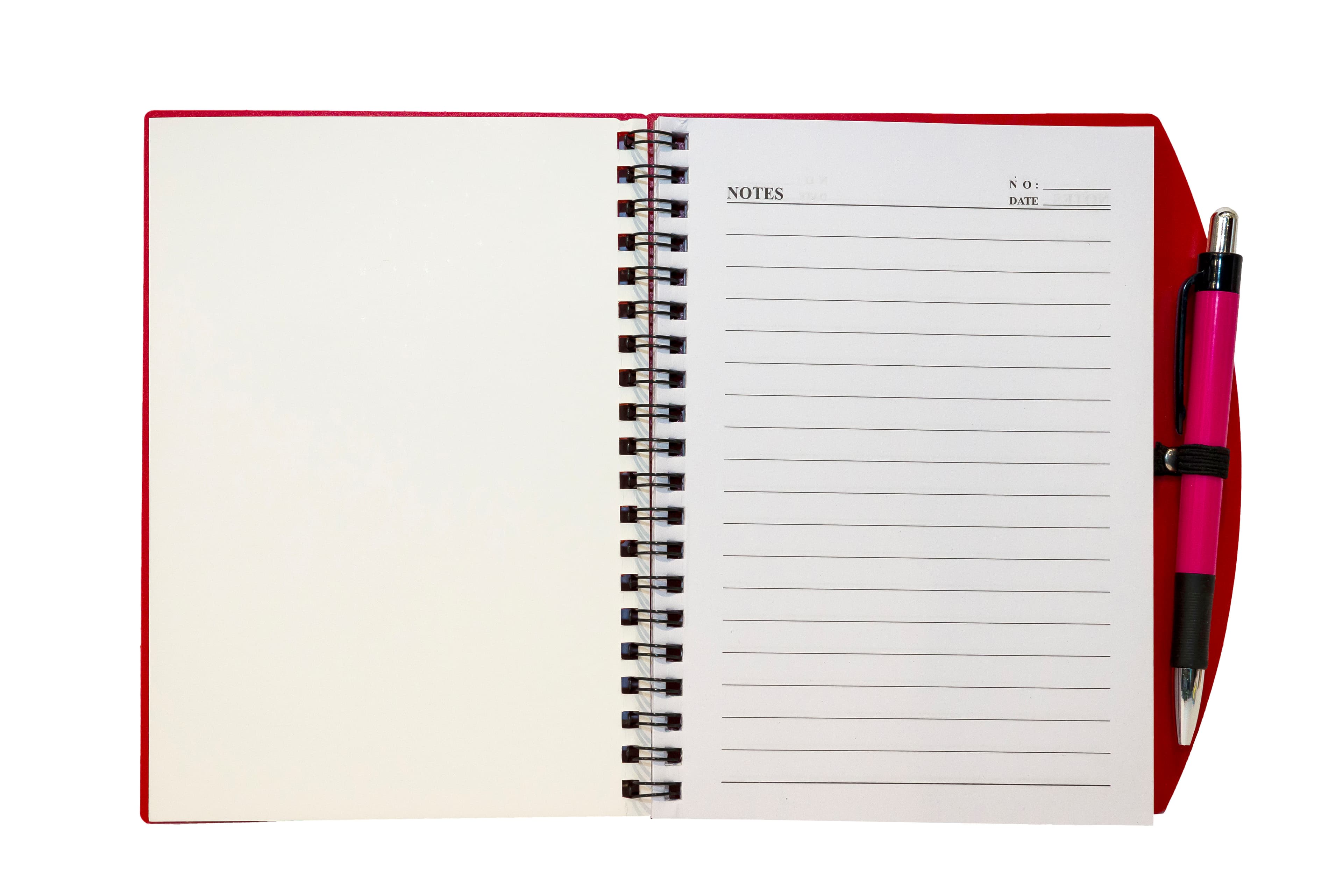 PP Cover Spiral Notebook with Pen · Product view
