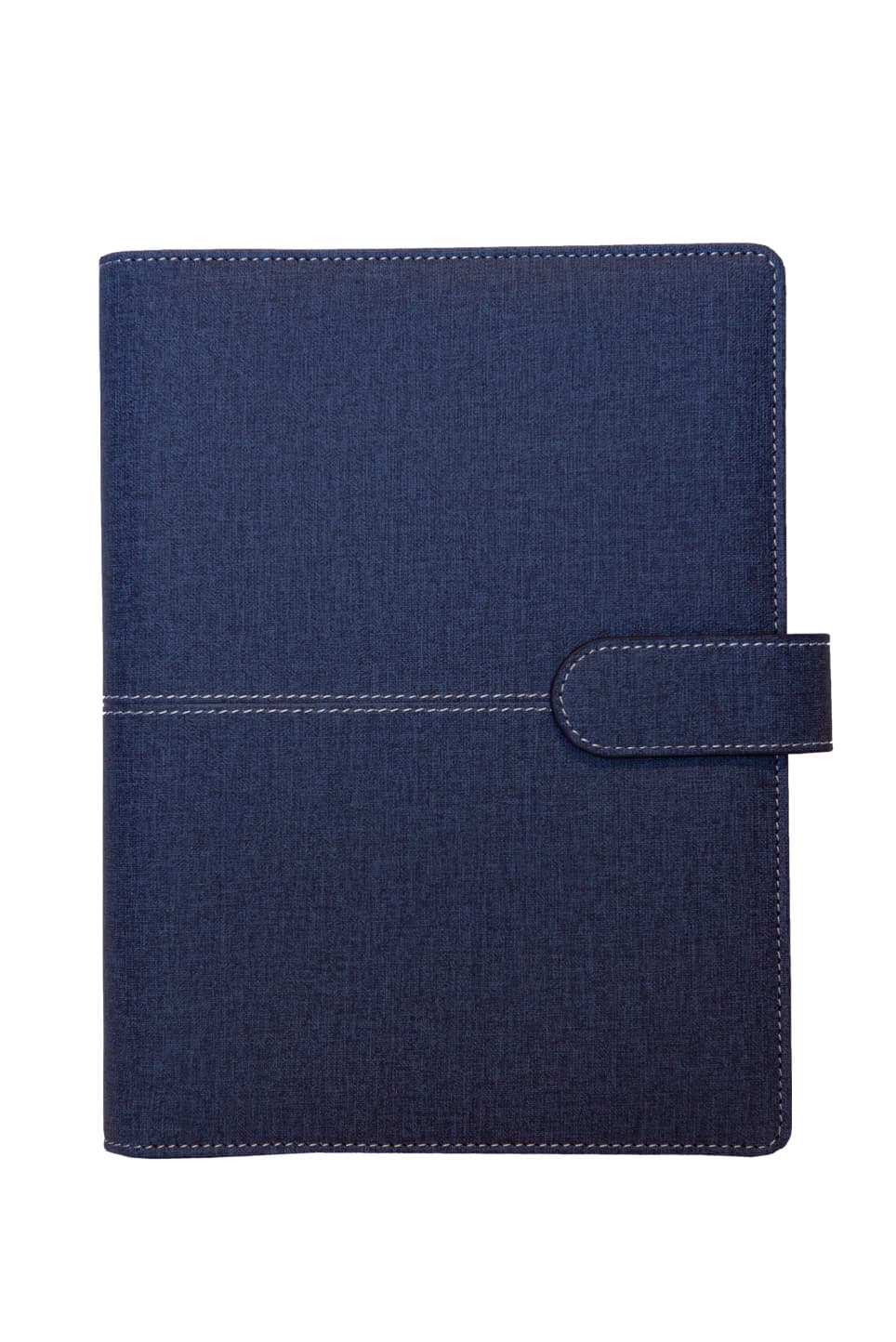 Textured PU A5 Notebook with Strap Closure · Product view
