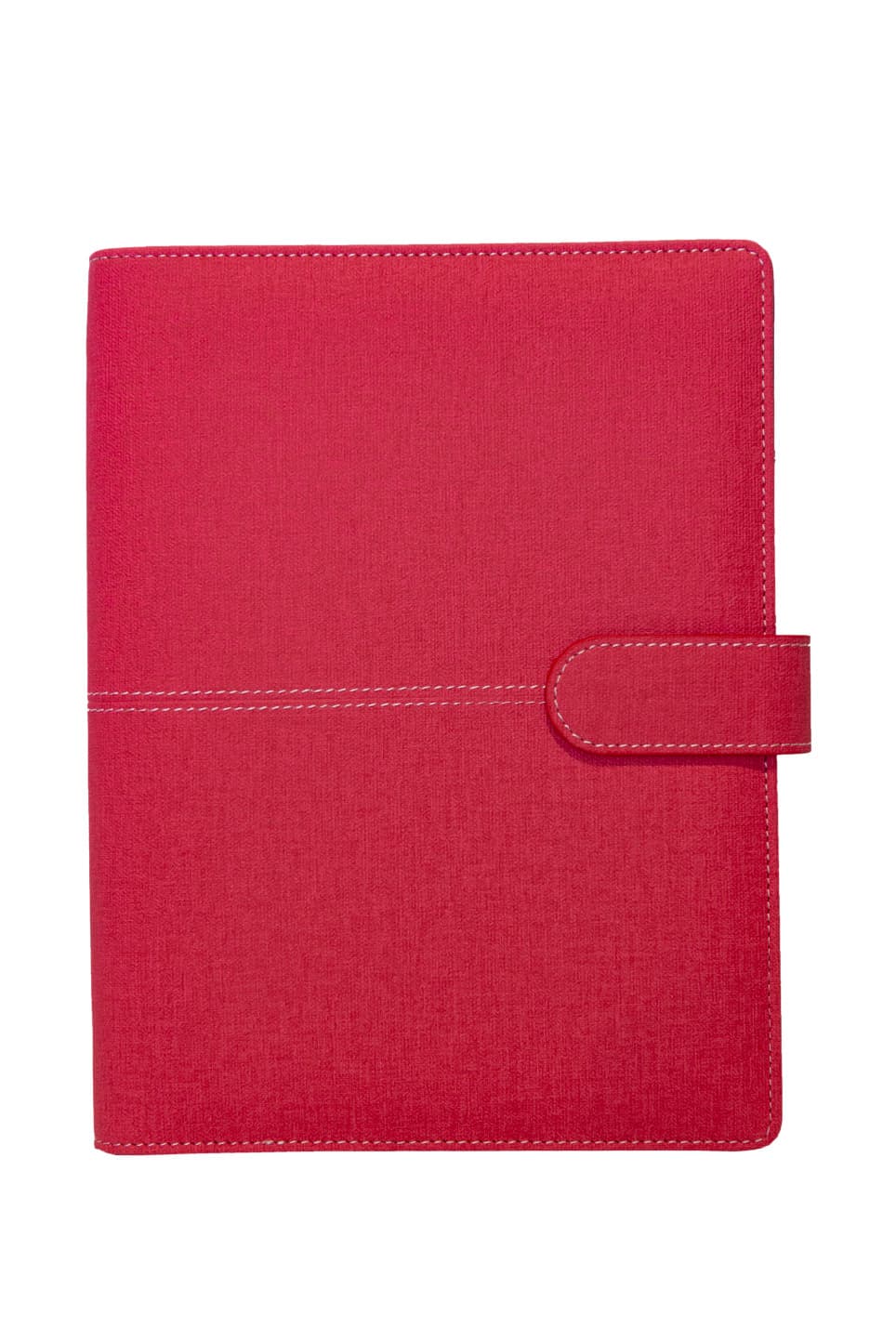 Textured PU A5 Notebook with Strap Closure · Product view