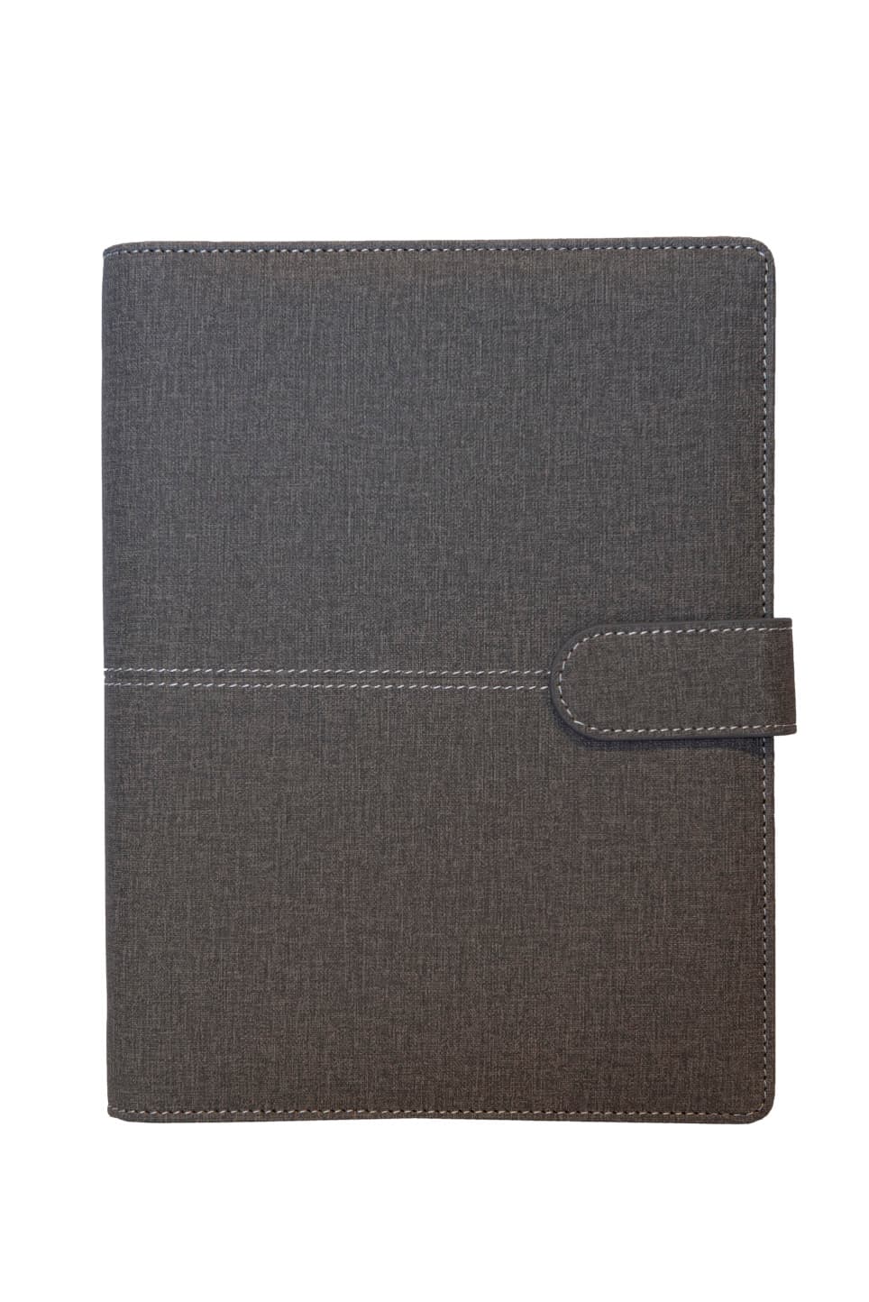 Textured PU A5 Notebook with Strap Closure · Product view