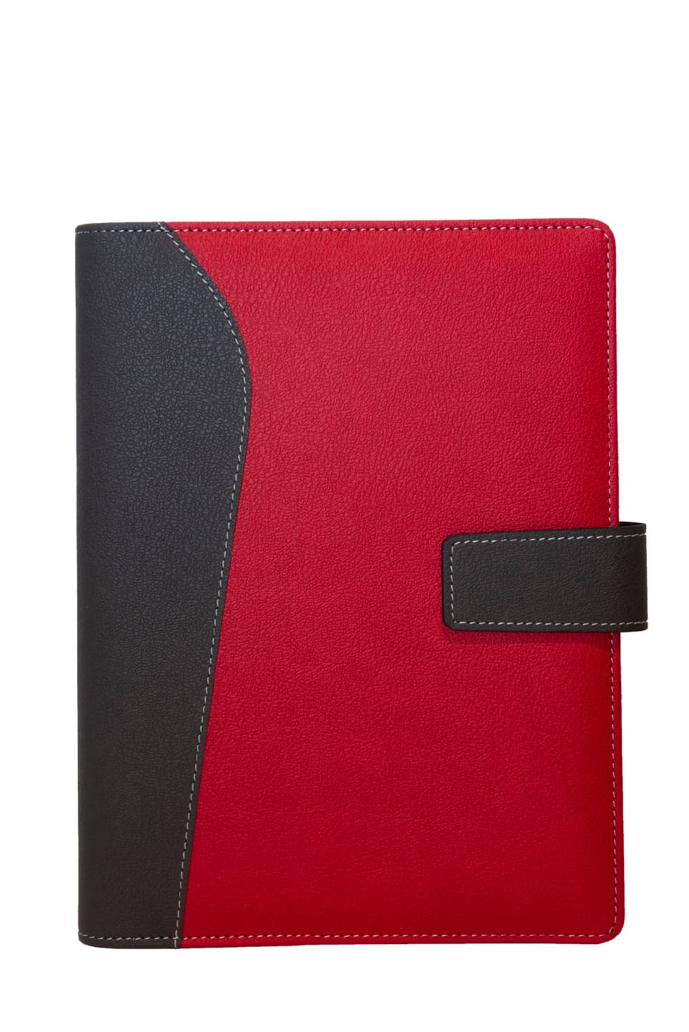 CarryPro Two-Tone PU Notebook with Strap Closure · Product view