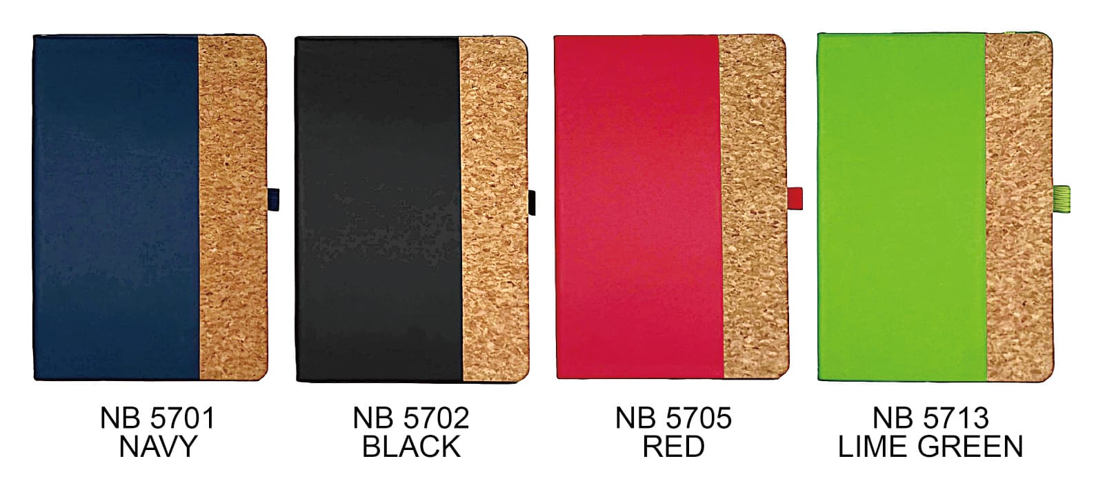 Two-Tone PU A5 Notebook with Pen Loop · Product view