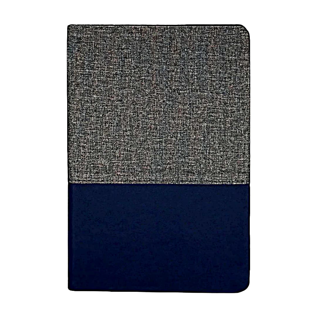 Two-Tone Fabric & PU A5 Notebook · Product view