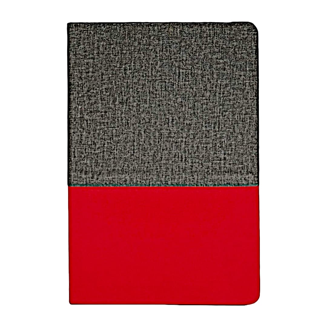 Two-Tone Fabric & PU A5 Notebook · Product view