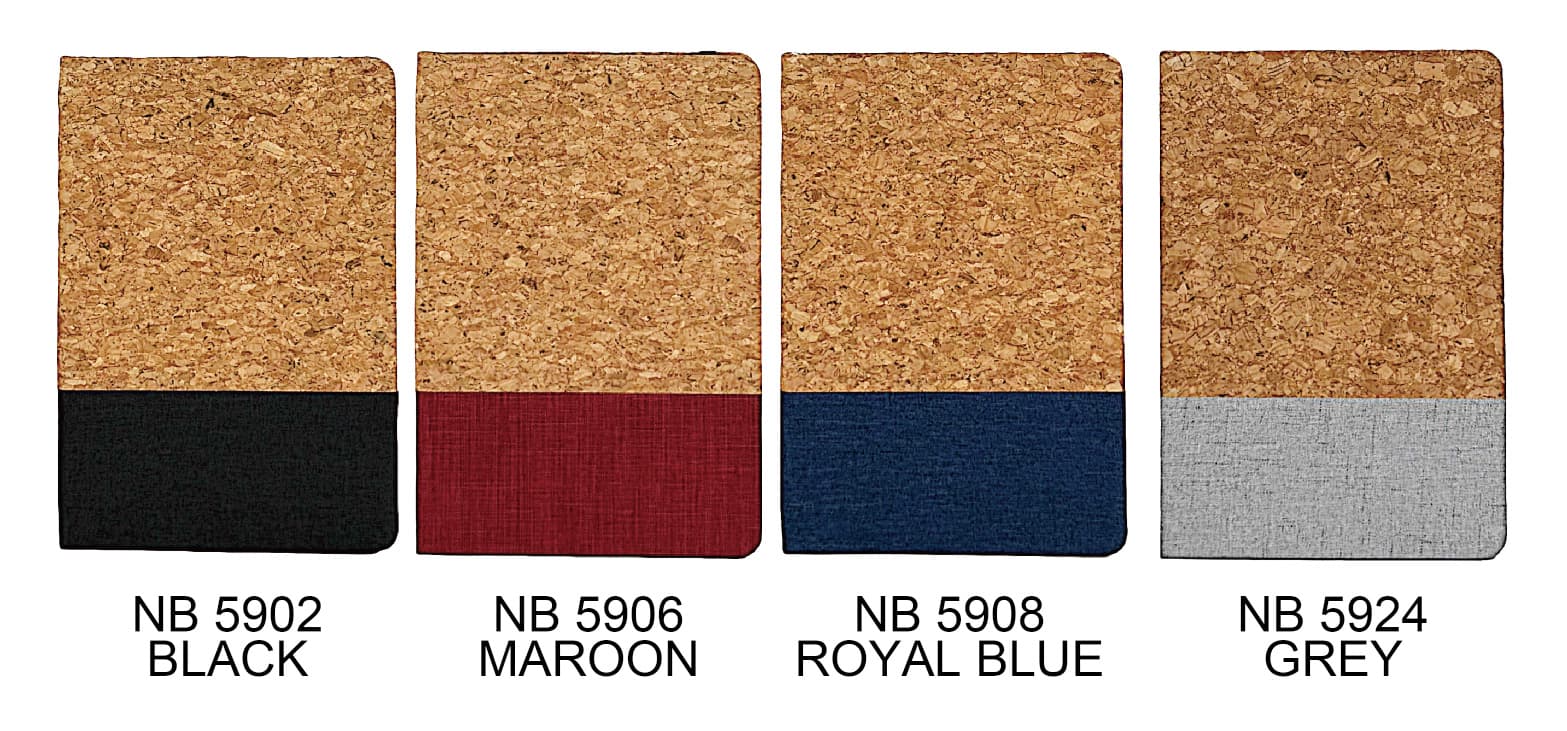 EcoWeave Cork-Accent A5 Notebook · Product view