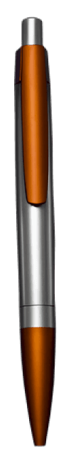 Two-Tone Metallic Retractable Ballpoint Pen · Product view