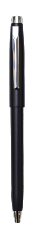 Matte Black Capped Ballpoint Pen · Product view