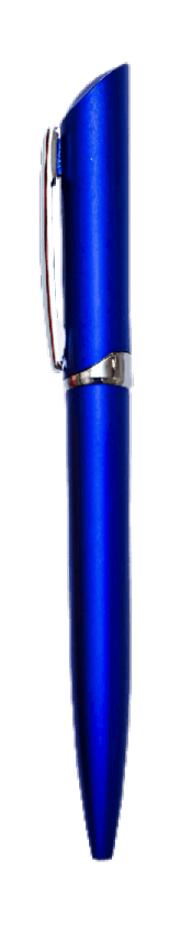 Matte Black Metal-Clip Capped Ballpoint Pen · Product view